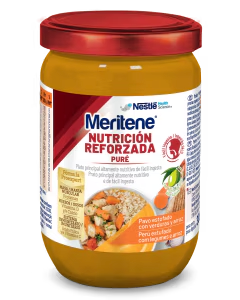 Pure en tarro de cristal de Nutricion Reforzada de Meritene